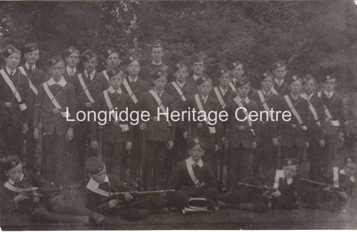 142A - Church Lads Brigade - A local group - 1912